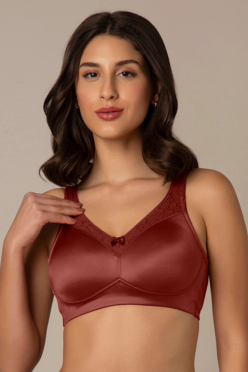 AMANTE NON PADDED NON WIRED BRA FULL COVERAGE SEAMLESS BRA