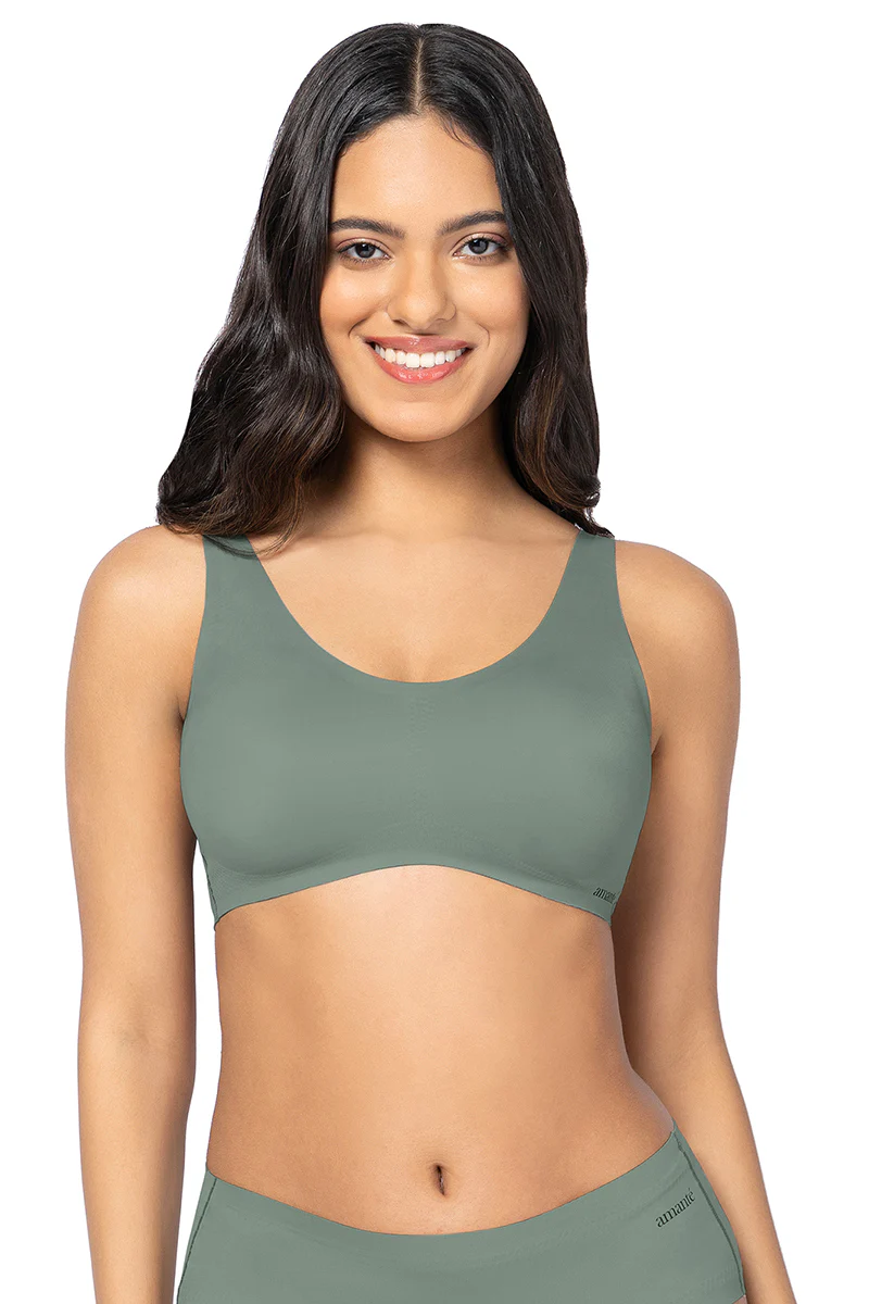 Amante Solid Padded Full Cup Wire Free T-Shirt Bra