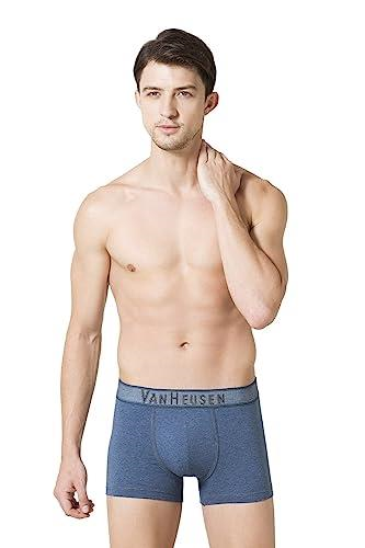 VH MEN TRUNK COTTON ELASTANE - DENIM JACQUARD WAIST, PLUSH BACK ELASTICIZED WAISTBAND TRUNK