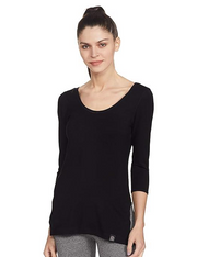 JOCKEY WOMAN 3/4 SLEEVE MICROFIBER ELASTANE STRETCH THERMAL