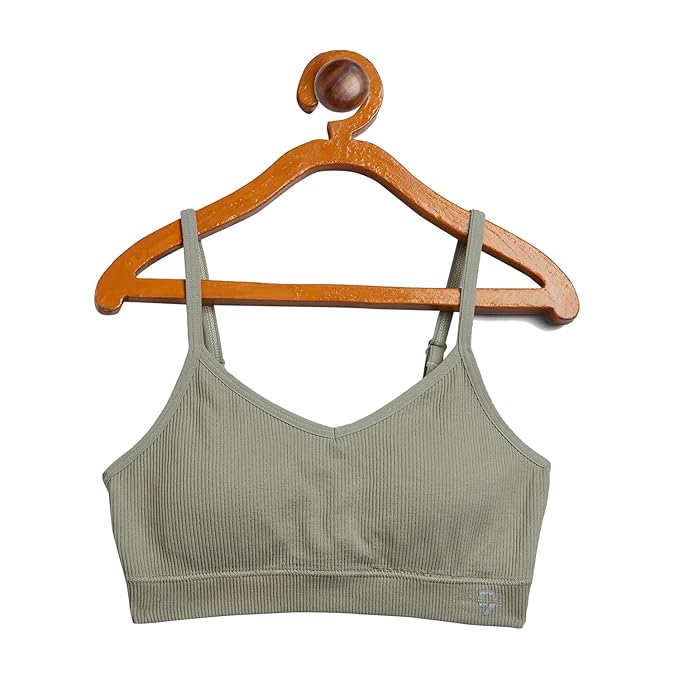 C9 Airwear Full Coverage Padded Teenager Rib Basic Bra  for Everyday Use