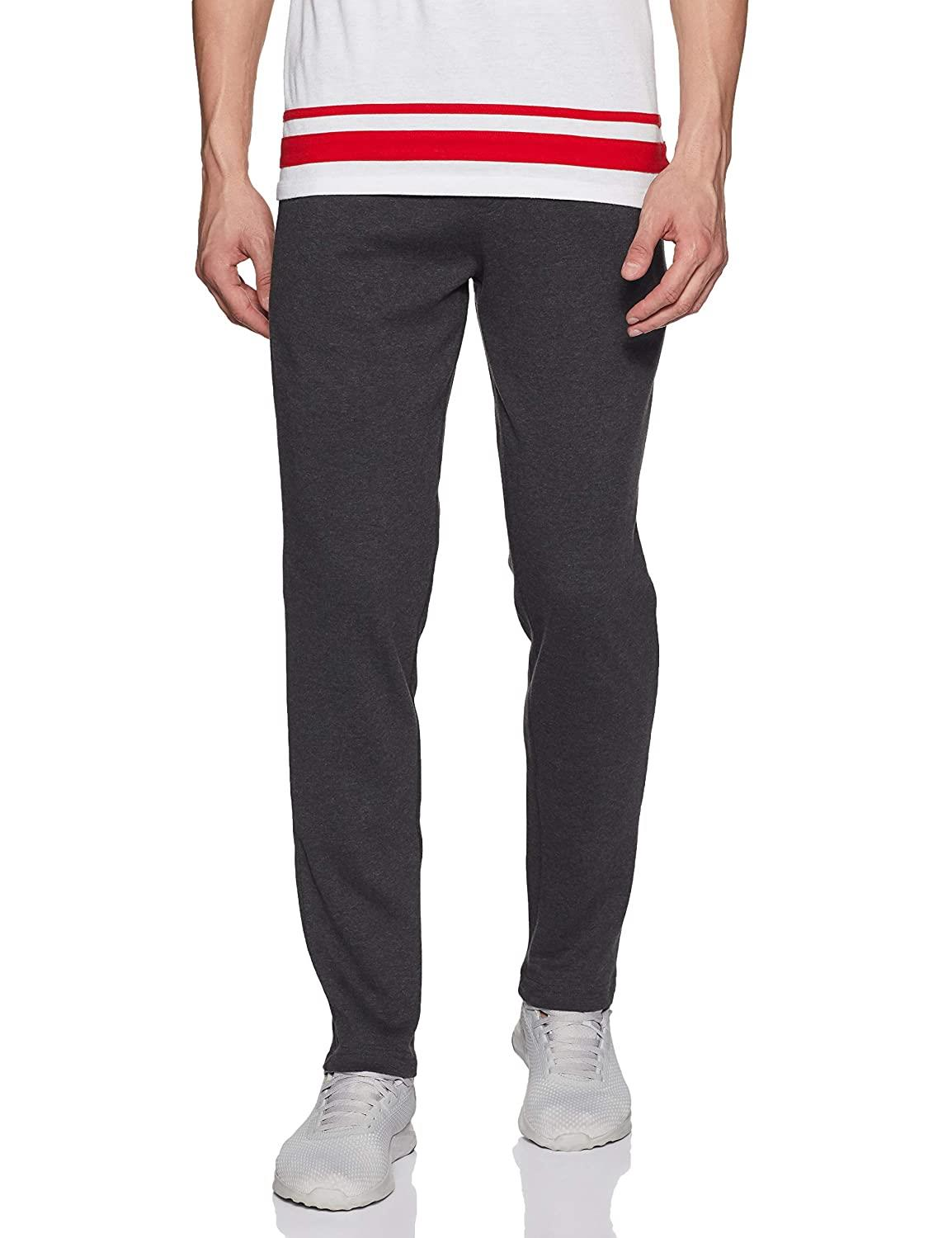 Van Heusen Men's Regular Fit Mid Rise Athleisure Smart Tech Trackpants - Easy Stain Release, Anti Stat, Ultra Soft