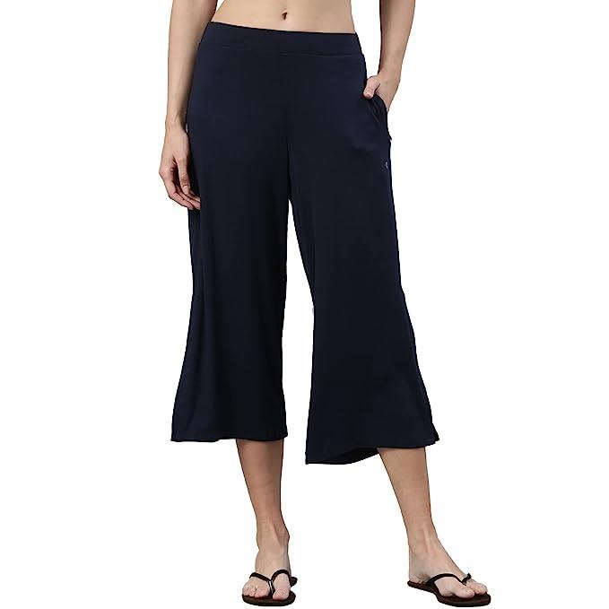 ENAMORE LADIES CAPRI VISCOSE STRETCH JERSEY ZIPPER POCKET CAPRI