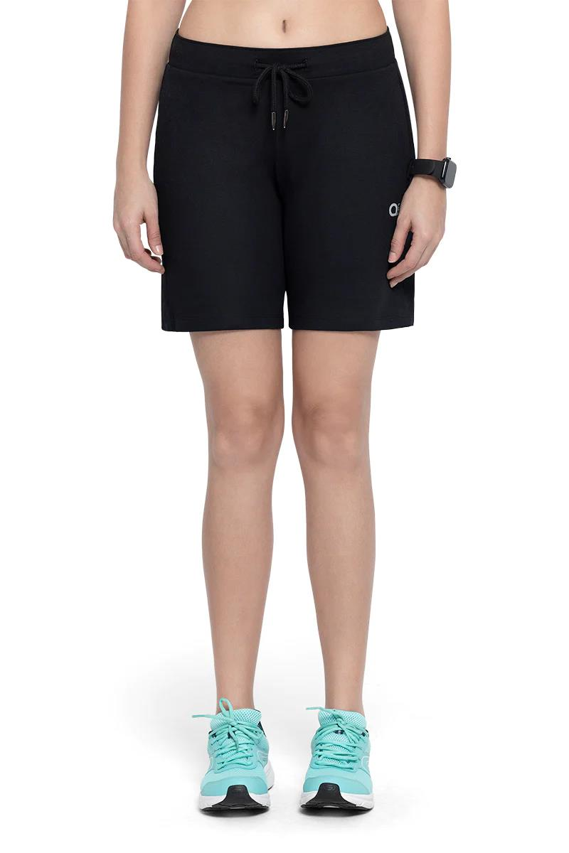 AMANTE WOMEN SHORT RELAXED FIT STRETCH COTTON FABRIC SHORT