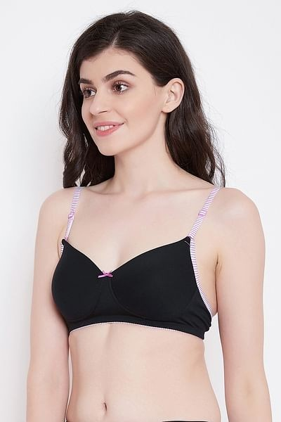 Clovia Women's Cotton Padded Non-Wired Full Cup Multiway T-Shirt Bra