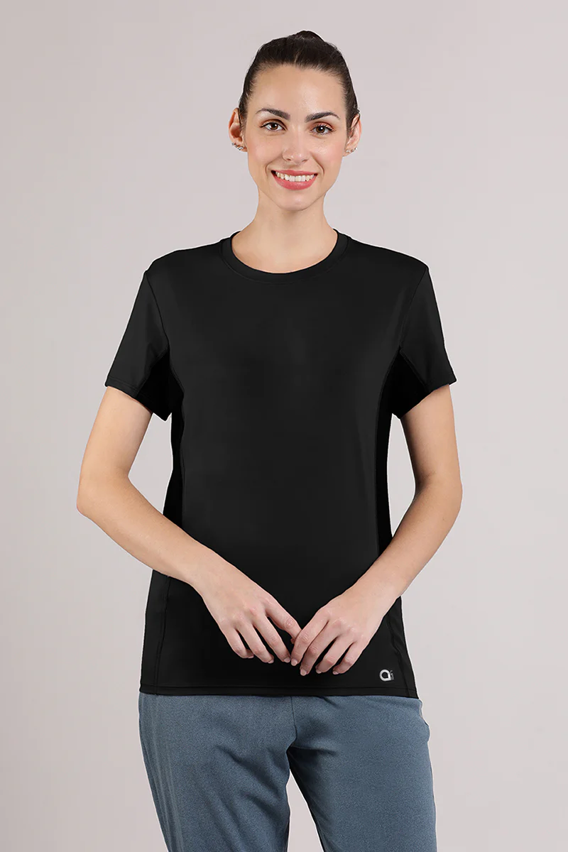 AMANTE Flaunt Short Sleeve Round Neck T-Shirt