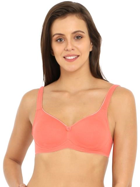 Jockey  Women Super Combed Cotton Elastane Everyday Bra | Wirefree | Non Padded | Full Coverage with Contoured Shaper Panel | Fabric