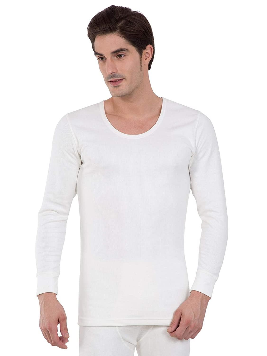 Jockey Men's Super Combed Cotton Rich Full Sleeve Regular Fit Thermal