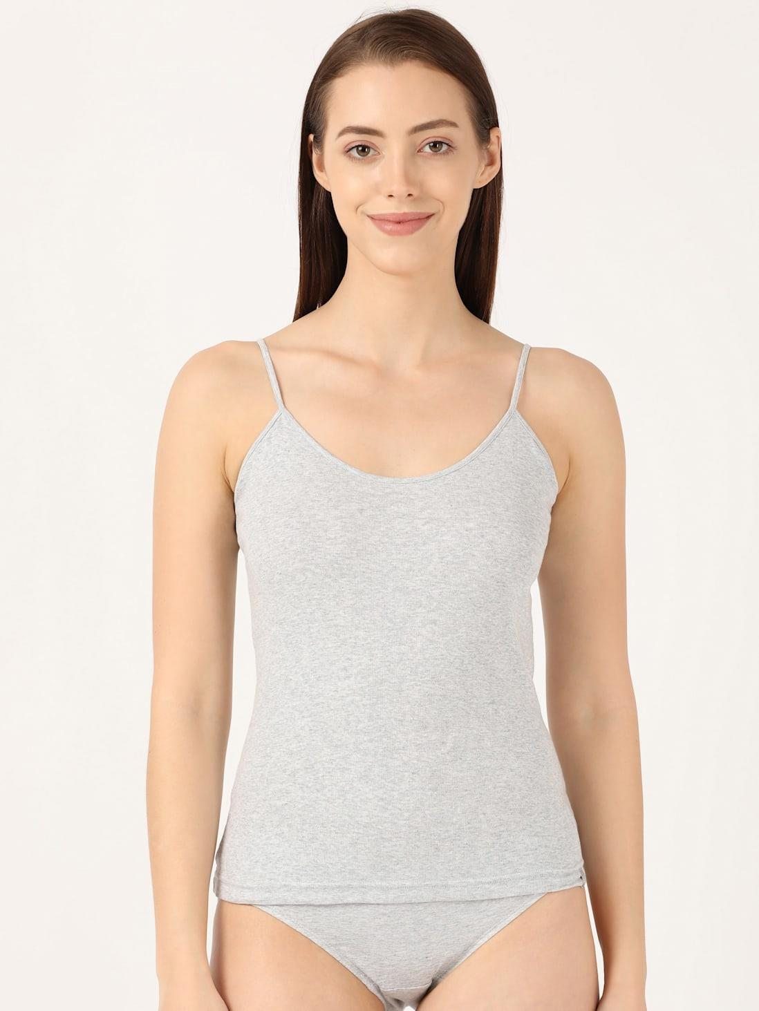 Jockey  Women's Super Combed Cotton Rib Regular Fit Camisole with Adjustable Straps