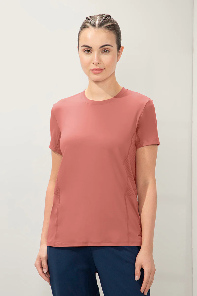 AMANTE Flaunt Short Sleeve Round Neck T-Shirt