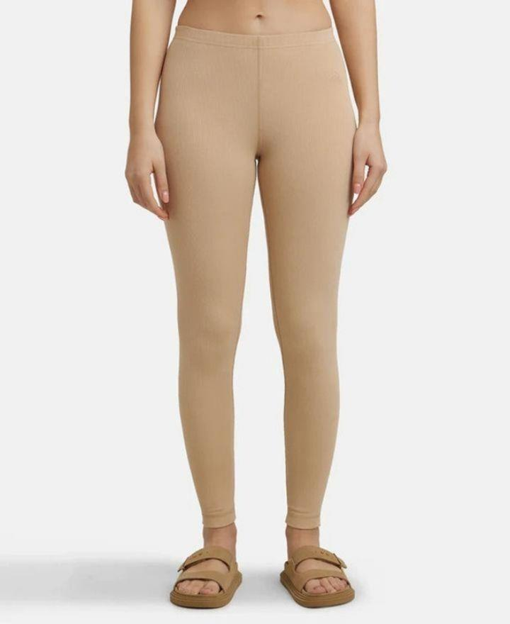 Jockey Women Super Combed Cotton Rich Skinny Fit High Rise Thermal Leggings