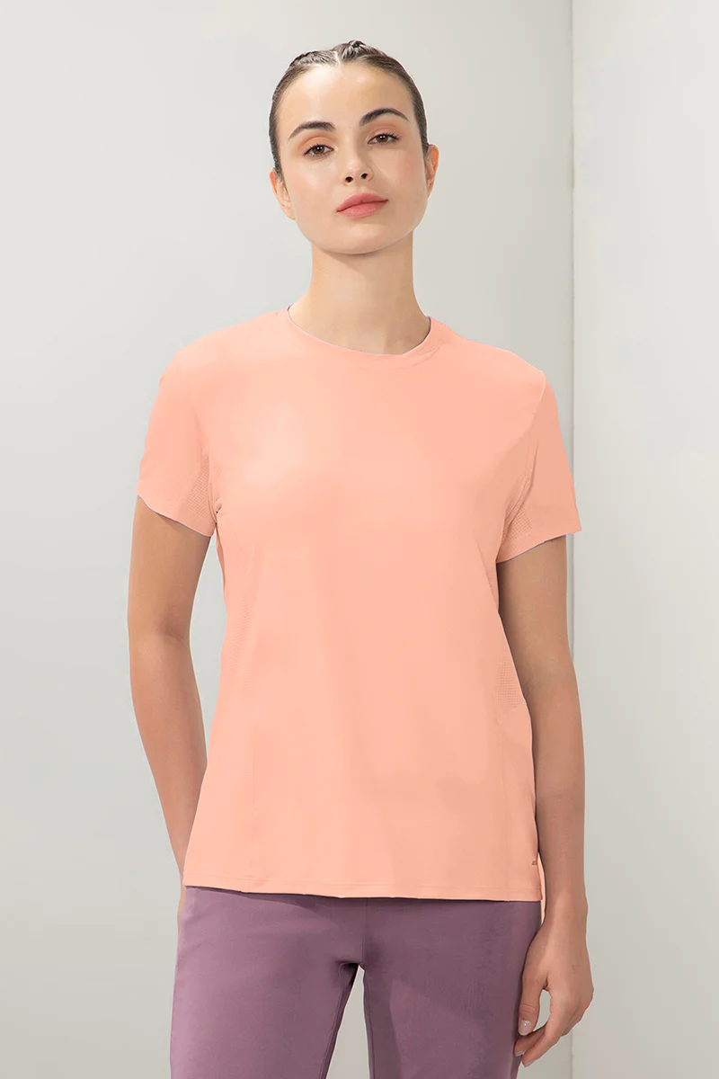 AMANTE Flaunt Short Sleeve Round Neck T-Shirt