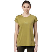 ENAMORE LADIES T-SHIRT R-NECK  DRY FIT COTTON SPANDEX WITH ANTIMICROBIAL FINISH ACTIVE STAY FRESH WORKOUT  T-SHIRT