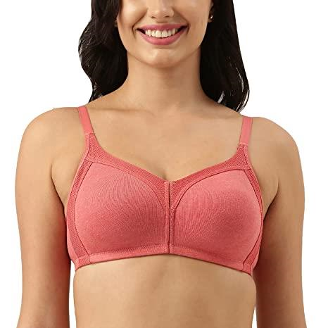 Enamor  Npn Padded M Frame No Bounce Full Support Cotton Bra for Women - Non-Padded Non-Wired & Full Coverage with Cooling Technology