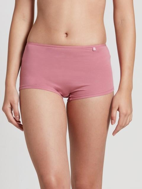 Jockey  Women's High Coverage Super Combed Cotton Elastane Stretch Mid Waist Boy Shorts Panty with Concealed Waistband and Stay Fresh Treatment