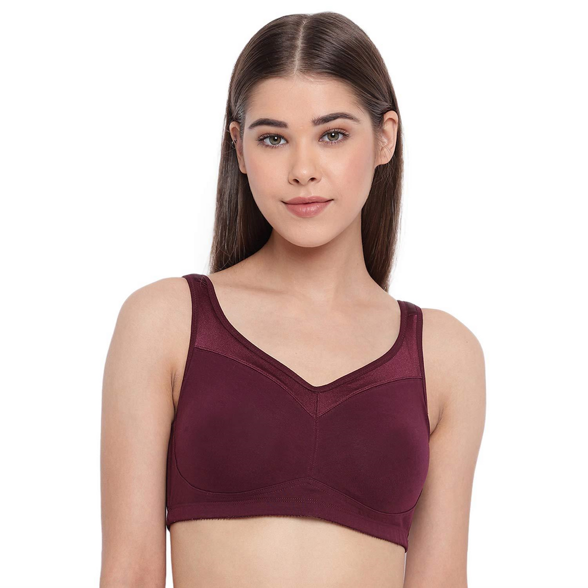 Enamor Full Support Super Lift Women's Cotton Everyday Minimizer Bra - Non Padded, Wirefree, Full Coverage