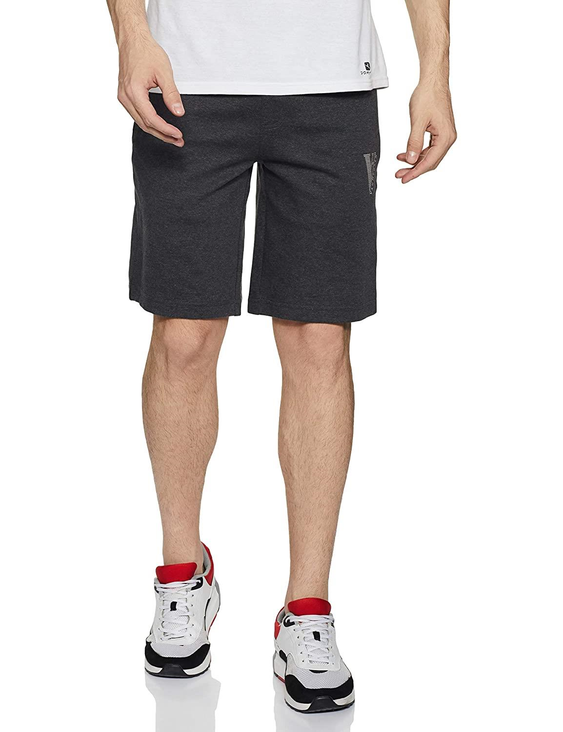 Men Athleisure Smart Tech Knit Shorts - Easy Stain Release, Anti Stat, Ultra Soft