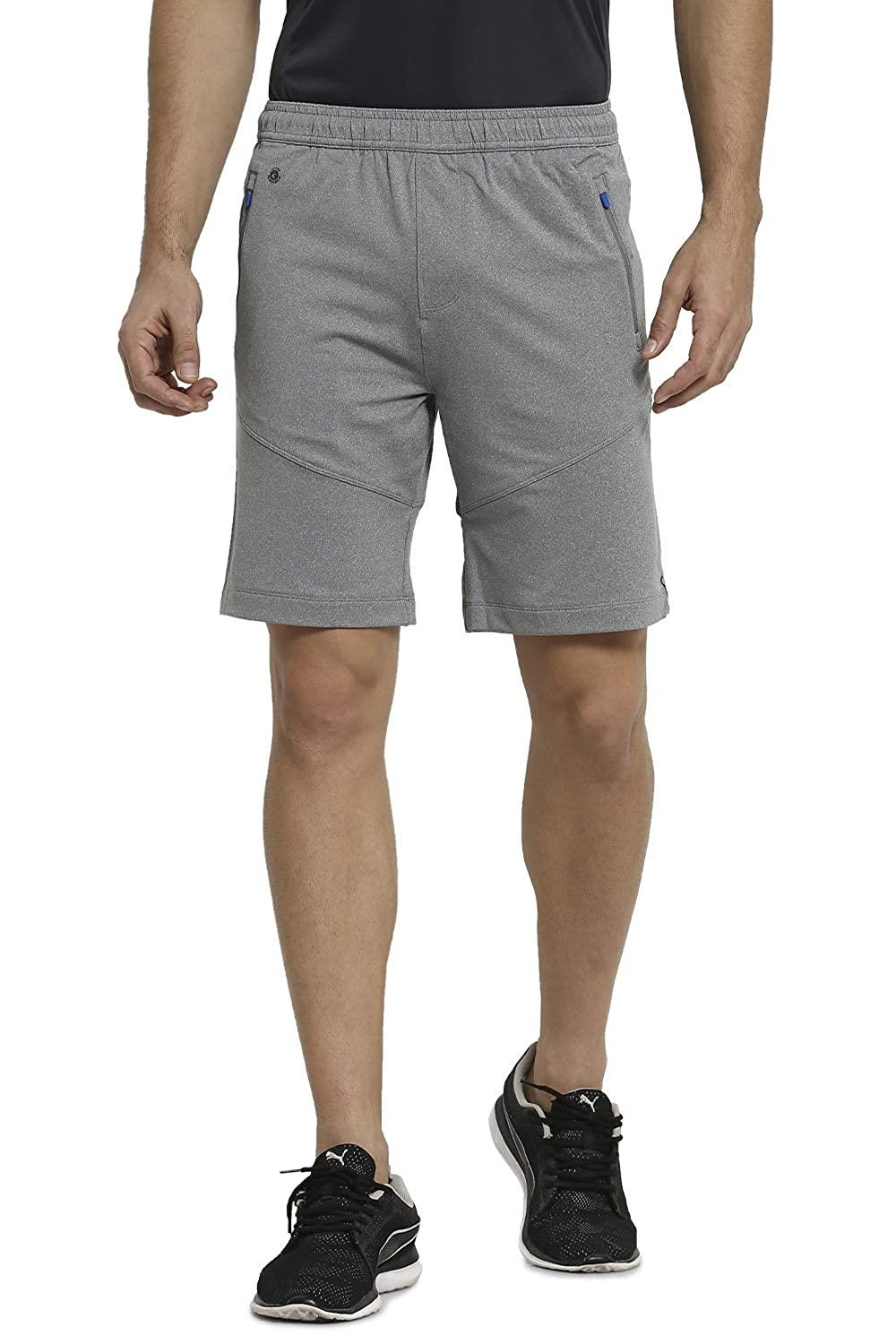 Van Heusen Active Men Knit Shorts - Polyester Spandex