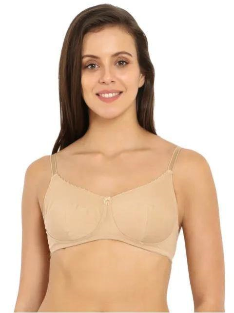 Jockey Everyday Bra| Wirefree | Non Padded | Full Coverage | Soft Adjustable Straps | Super Combed Cotton Elastane Fabric