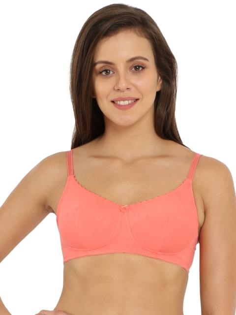 Jockey Everyday Bra| Wirefree | Non Padded | Full Coverage | Soft Adjustable Straps | Super Combed Cotton Elastane Fabric