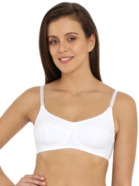 Jockey Everyday Bra| Wirefree | Non Padded | Full Coverage | Soft Adjustable Straps | Super Combed Cotton Elastane Fabric