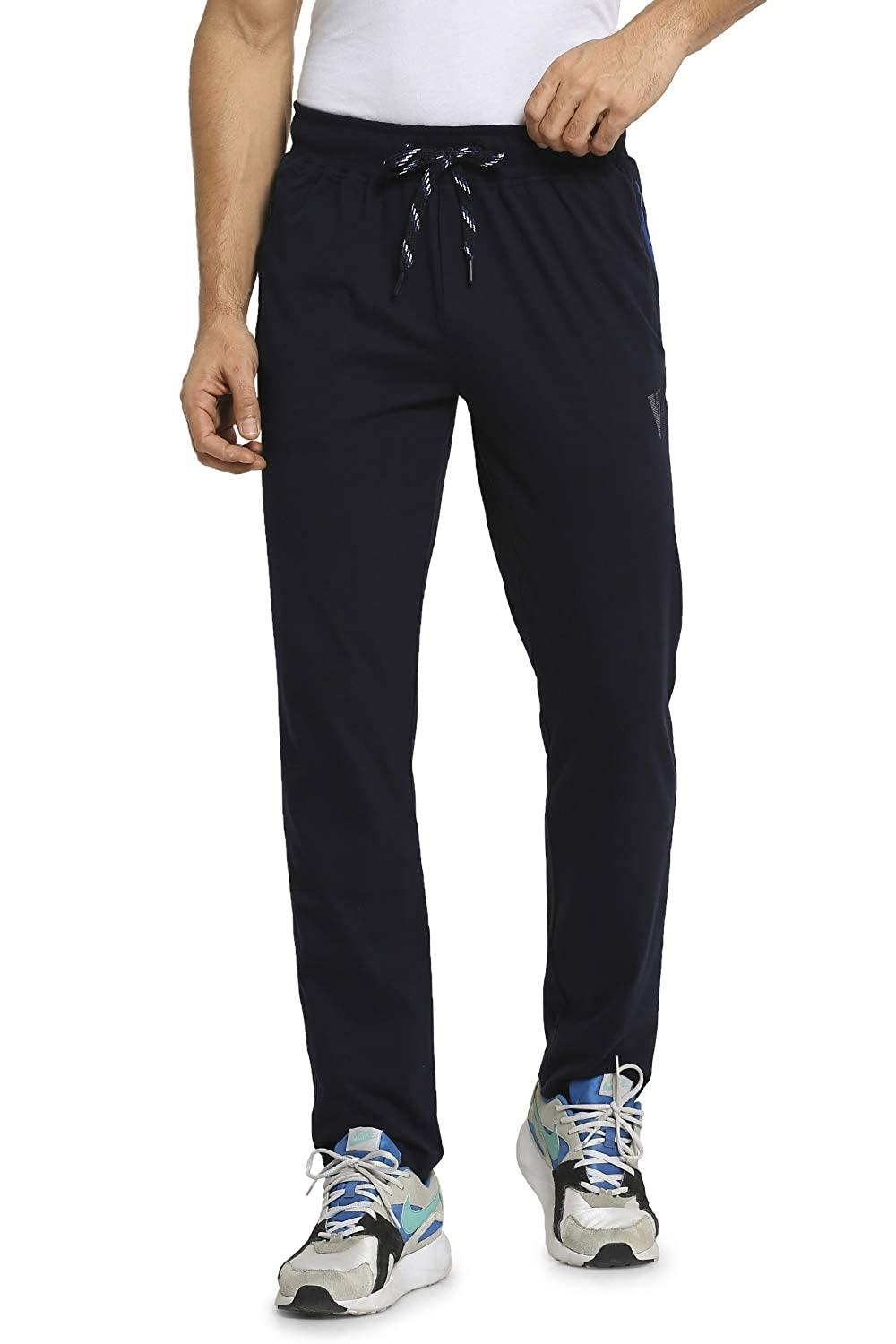 Van Heusen Men Athleisure Smart Tech Regular Fit Track pants - Easy Stain Release, Anti Stat, Ultra Soft