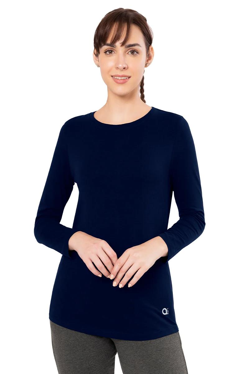 AMANTE Long Sleeve Round Neck T-Shirt