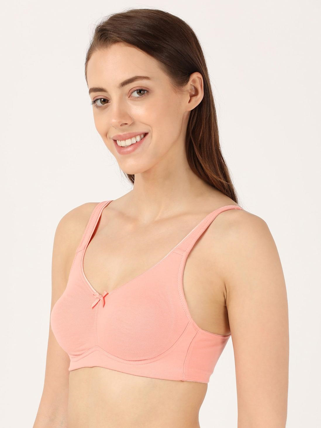 Jockey  Women's Everyday Bra | Wirefree | Non Padded | Full Coverage | Concealed Shaper Panel | Super Combed Cotton Elastane Fabric