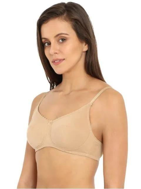 Jockey Everyday Bra| Wirefree | Non Padded | Full Coverage | Soft Adjustable Straps | Super Combed Cotton Elastane Fabric