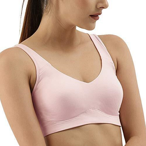 Enamor Easy Slip-On and Back Keyhole Women's Cotton Everyday Beginner's Bra - Padded, Wirefree, Full Coverage