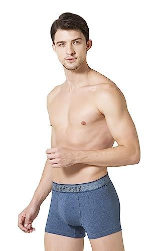 VH MEN TRUNK COTTON ELASTANE - DENIM JACQUARD WAIST, PLUSH BACK ELASTICIZED WAISTBAND TRUNK