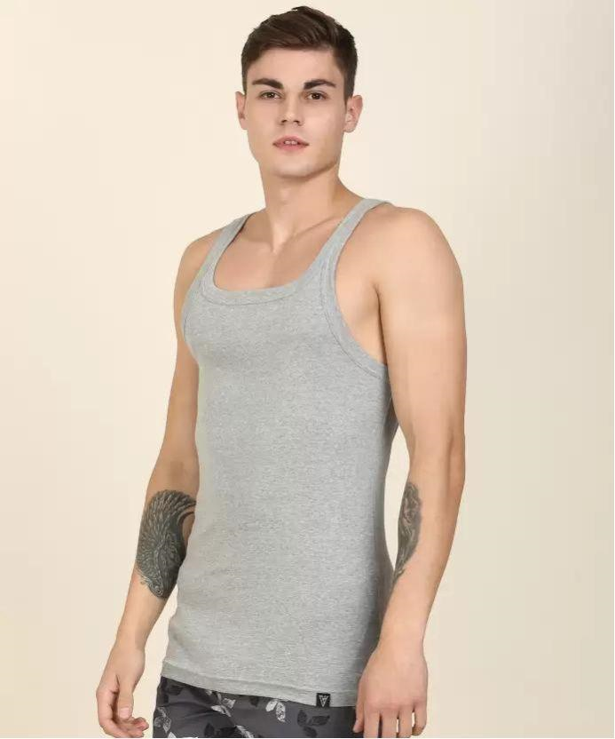 VH MEN VEST RACER 100% COTTON