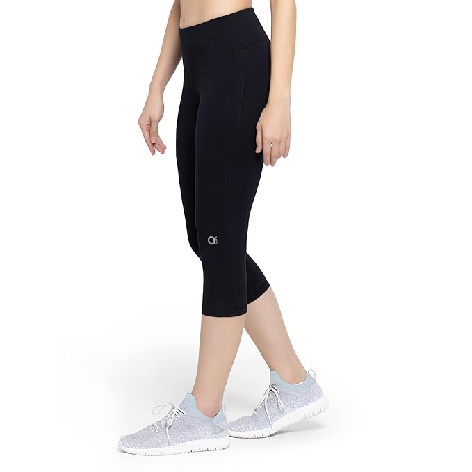AMANTE LADIES CAPRI SLIM FIT WITH 3/4 LENGTH MID RISE CAPRI