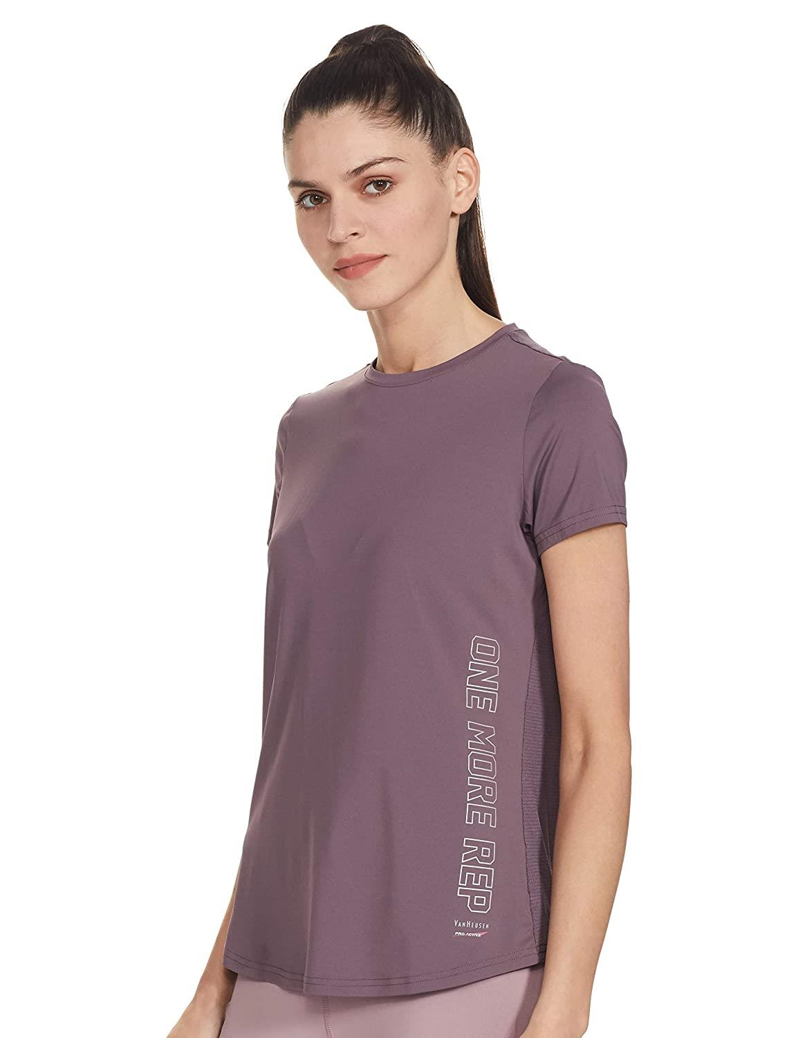 VAN HEUSEN LADIES SPORTS ROUND NECK T-SHIRTS
