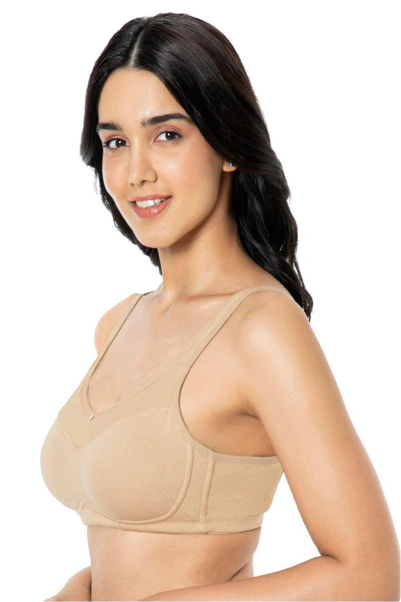 Amante Solid Non Padded Non-Wired Full Coverage Support Bra