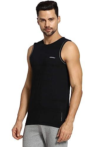 Van Heusen Athleisure Men's Polyester Regular Fit Van Heusen Active Sports Swift Dry Vest - Odour Shield, Lightweight