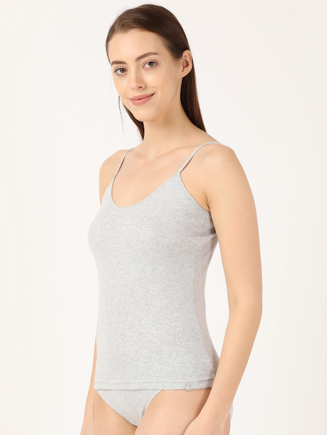 Jockey  Women's Super Combed Cotton Rib Regular Fit Camisole with Adjustable Straps