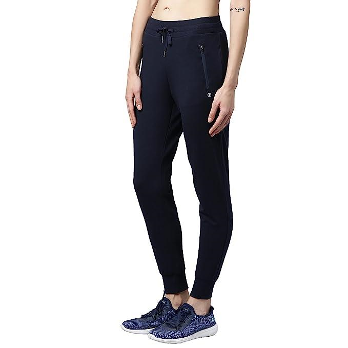 Enamor Mid Rise 7/8th length Drawstring Closure Cotton Terry Jogger For Women - Slim Fit, Super Soft, Antimicrobial