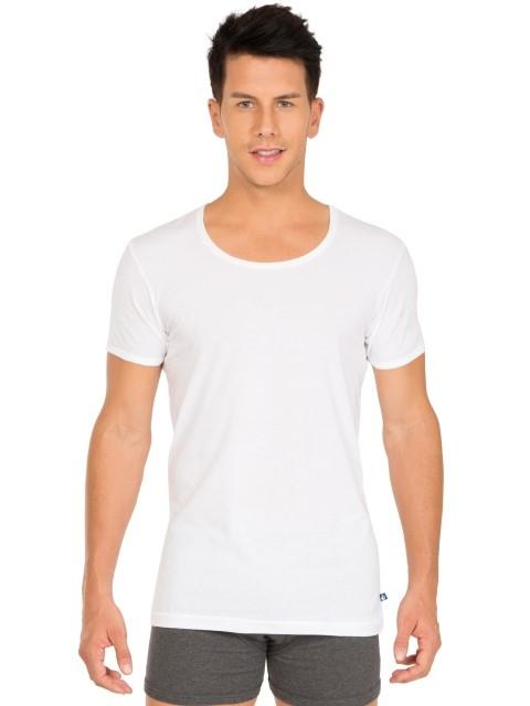 Jockey Men's Super Combed Cotton Round Neck Half Sleeved Vest