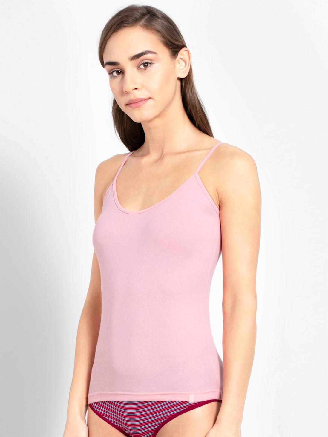 Jockey  Women's Super Combed Cotton Rib Regular Fit Camisole with Adjustable Straps