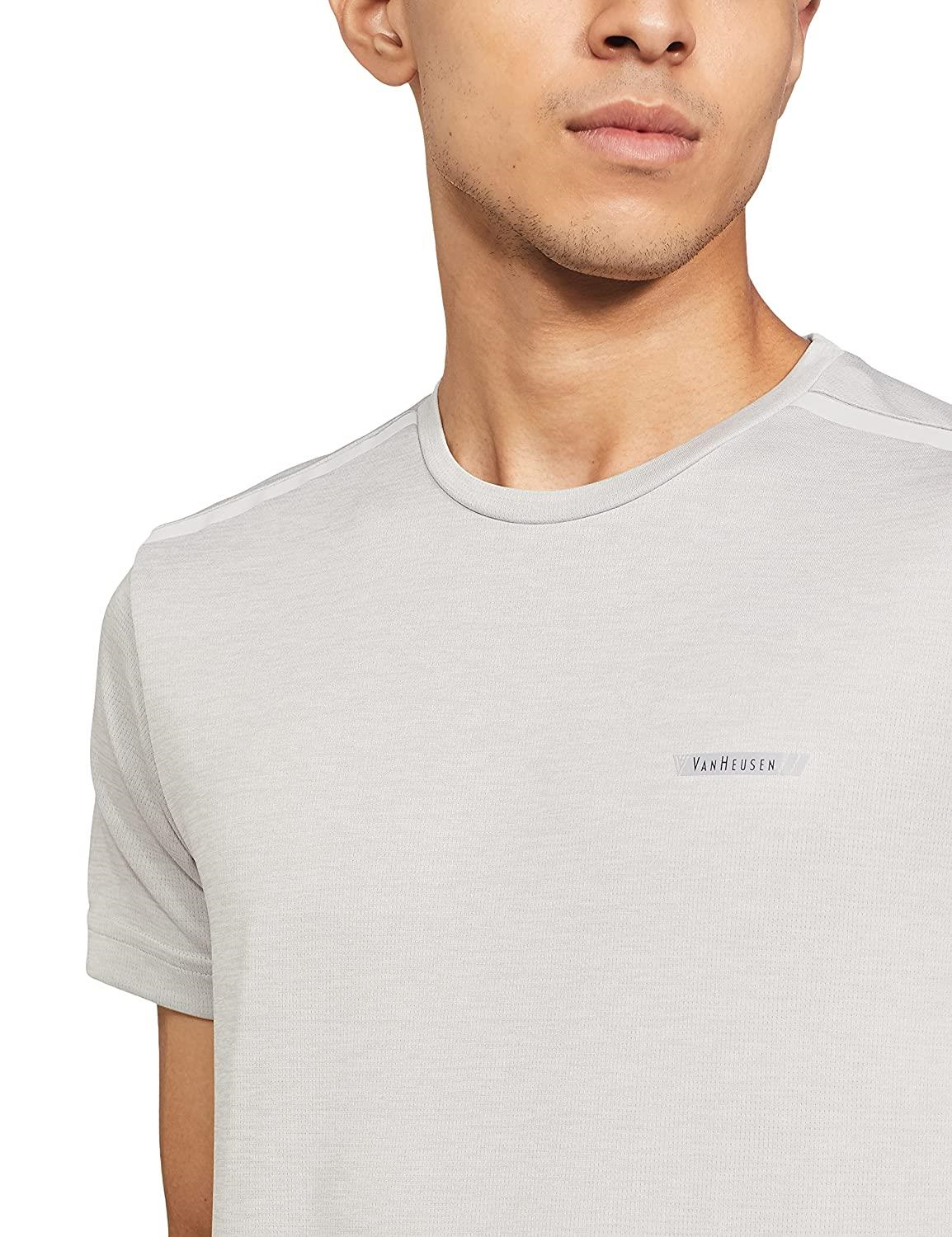 Van Heusen Men's Dry Fit Round Neck T-Shirt