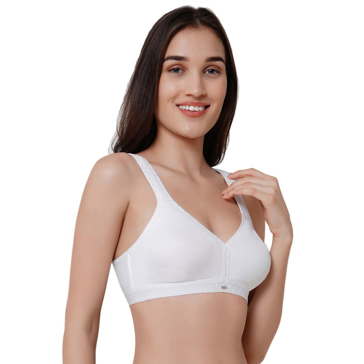 Full coverage Non padded Non wired Bra