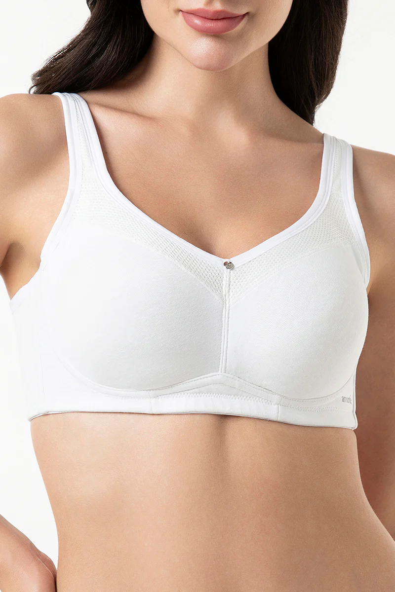 Amante Solid Non Padded Non-Wired Full Coverage Support Bra