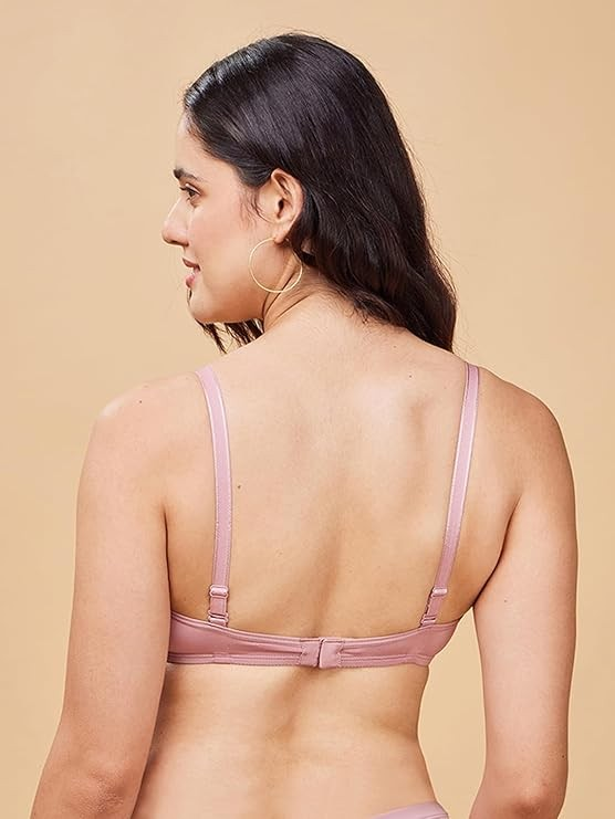 Enamor Medium Coverage Wirefree F023 Perfect Plunge Women T-Shirt Lightly Padded Bra