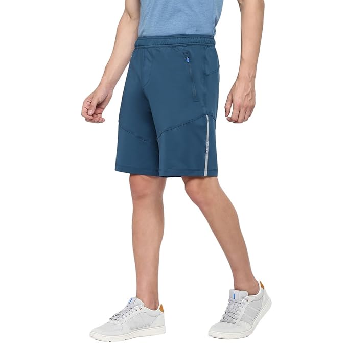 Van Heusen Active Men Knit Shorts - Polyester Spandex