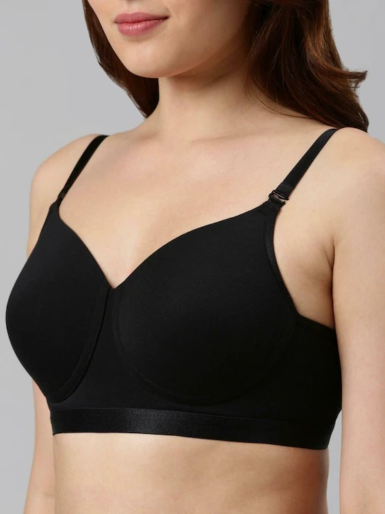 Enamor Innovations Fabcool Breathable Cup Women's T-Shirt Bra - Antimicrobial Comfort, Perforated Cups Padded, Wirefree, High Coverage