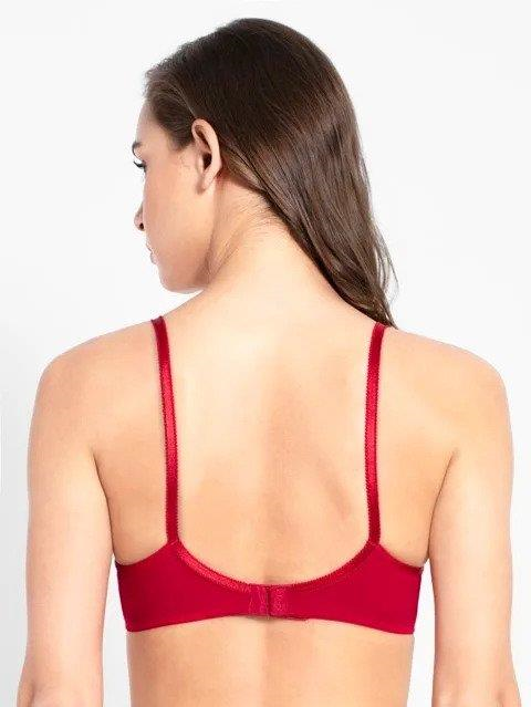 Jockey  Women's Wirefree Non Padded Super Combed Cotton Elastane Stretch Medium Coverage Cross Over Everyday Bra with Adjustable Straps