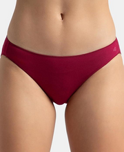 Jockey Women's Medium Coverage Micro Modal Elastane Stretch Mid Waist Bikini Concealed Waistband and Stay Fresh Treatment