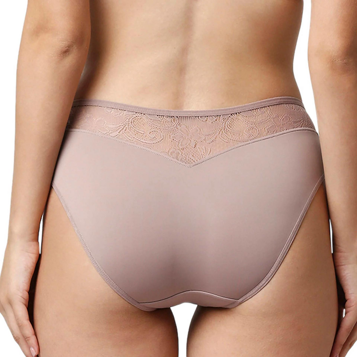 SOIE PANTY MID RISE BRIEF WITH LACE DETSILING PANTY