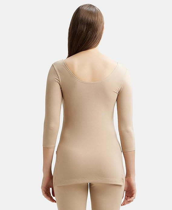 JOCKEY WOMAN 3/4 SLEEVE MICROFIBER ELASTANE STRETCH THERMAL